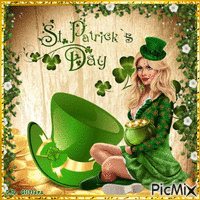 St. Patrick's Day animowany gif