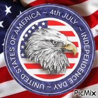 Independence Day (my 2,590th PicMix) animasyonlu GIF