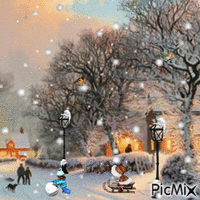 winterzeit - Безплатен анимиран GIF