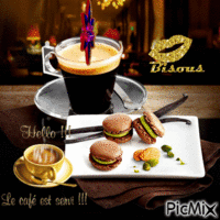café du samedi - Бесплатный анимированный гифка