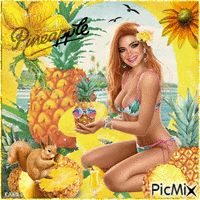 Pineapple - Ingyenes animált GIF