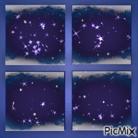 Nachthimmel, Night Sky animovaný GIF
