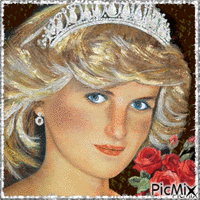 Prenses Diana - Zdarma animovaný GIF