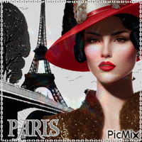 Sophie besucht Paris - Ingyenes animált GIF