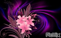 fiore rosa geanimeerde GIF
