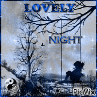 ✦ lovely night - Δωρεάν κινούμενο GIF