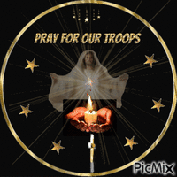 Pray For Our Troops - GIF animé gratuit