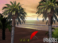 beach animēts GIF