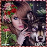 VISAGE ET LOUP CONTEST - Free animated GIF