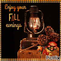 Enjoy your Fall evnings - Gratis geanimeerde GIF