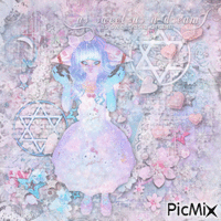 Another Blue/Pink kitty 动画 GIF