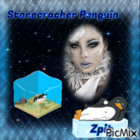 Stonecracker penguin анимиран GIF