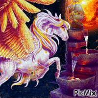 Pegasus - Bezmaksas animēts GIF