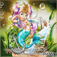 Mermaid animowany gif
