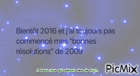 Bientôt 2016 - Darmowy animowany GIF