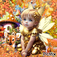 Autumn fairy-contest - GIF animé gratuit