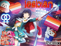 lesbian mahiru wins - 無料のアニメーション GIF