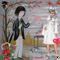st valentin Peynet Animated GIF