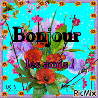 Bonjour - Zdarma animovaný GIF