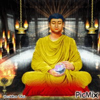 Bouddha - Gratis animerad GIF
