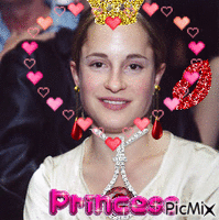 Morgan Hallet Princess geanimeerde GIF