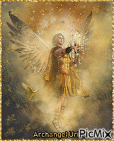 Archangel Uriel animovaný GIF
