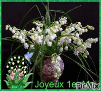 joyeux 1 mai - Бесплатный анимированный гифка
