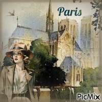 Paris geanimeerde GIF