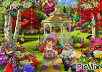 Susie's garden GIF animado