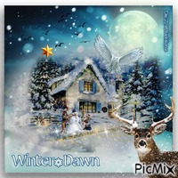 Winter Dawn - GIF animado gratis