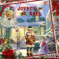 Joyeux Noel - Бесплатный анимированный гифка