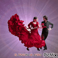 flamenco animált GIF