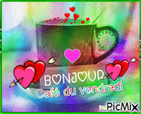 Café du vendredi animēts GIF