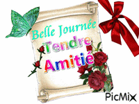 tendre Amitié κινούμενο GIF