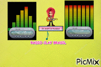 radio clay brasil - Nemokamas animacinis gif