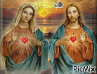 coraçao de jesus animált GIF