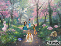 Ladies in the Forrest Gif Animado