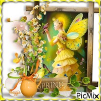 spring fairy - GIF animado grátis