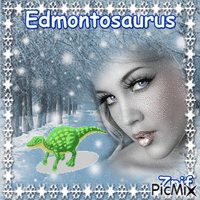 Edmontosaurus - GIF animado gratis