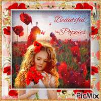 Girl with Poppies - Contest
