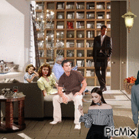 Time at the library. GIF animé