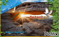 Mês de Setembro - GIF animado grátis