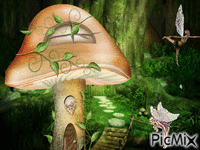 fairies in the forrest - Ücretsiz animasyonlu GIF