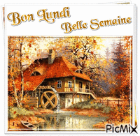 Bon Lundi Belle Semaine - Zdarma animovaný GIF