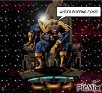 good morning from thanos - Free animated GIF