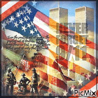 Never forget 11/09  USA - Ücretsiz animasyonlu GIF
