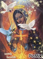 vierge marie animovaný GIF