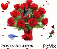ROSAS DE AMOR - Бесплатный анимированный гифка