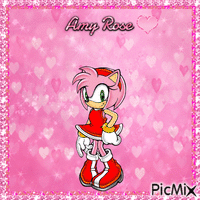 Amy Rose animowany gif