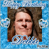 Happy birthday Deb κινούμενο GIF
